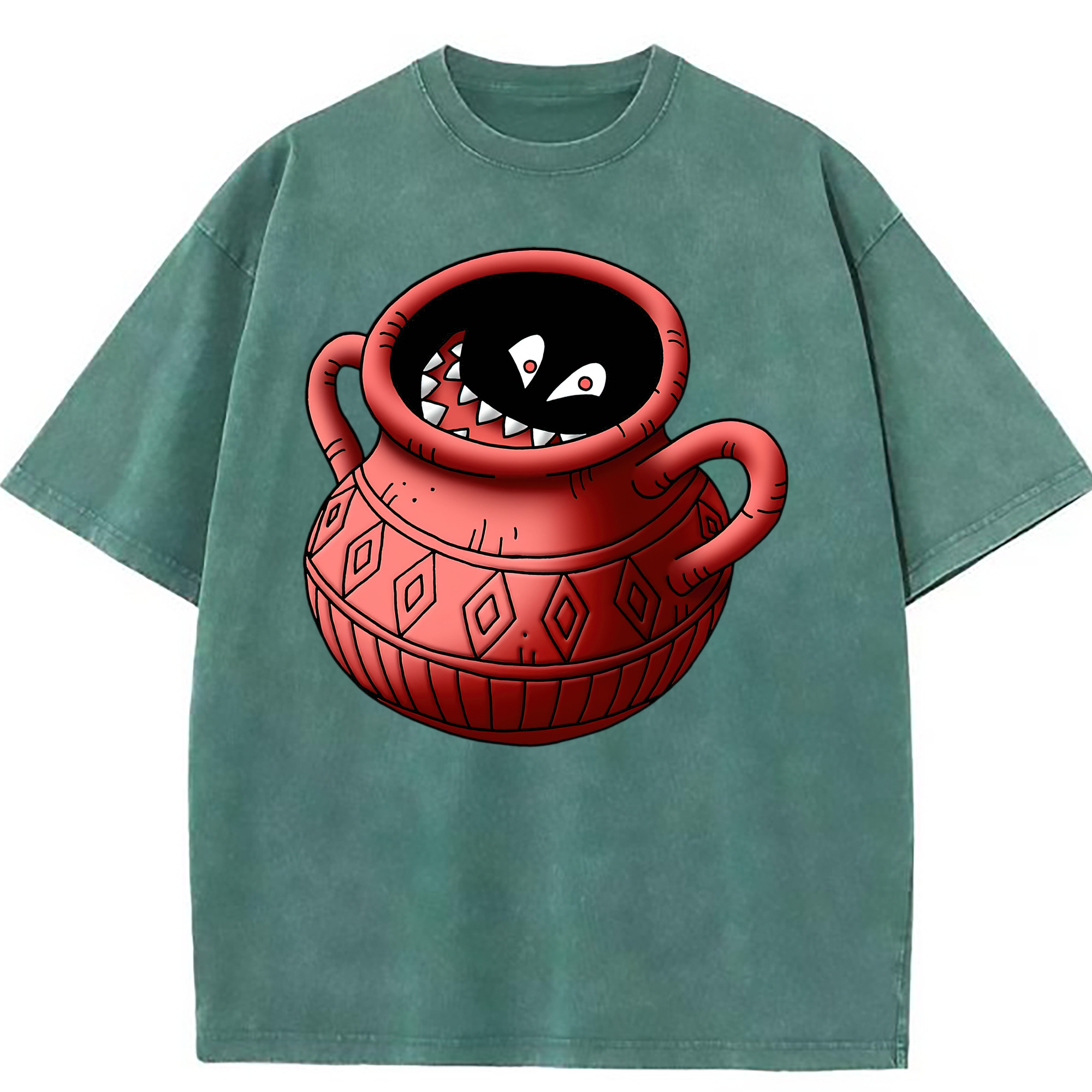 （画像用） ドラゴンクエスト Doragon Kuesuto Dragon Quest 綿100% ヴィンテージ風 半袖Tシャツ（フロントプリント）